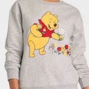 NWT embroidered Winnie The Pooh Disney Sweatshirt.
